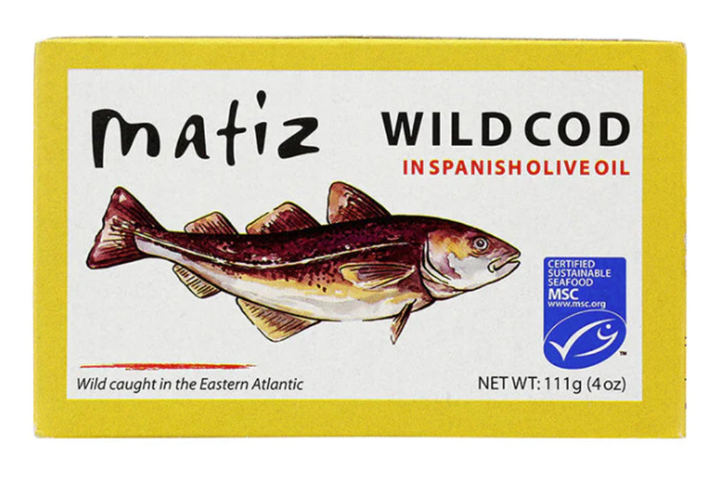 Matiz Wild Cod in Spanish Olive Oil - Set of Two
