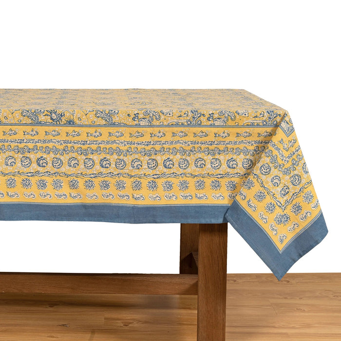La Mer French Tablecloth - Blue-Rectangle