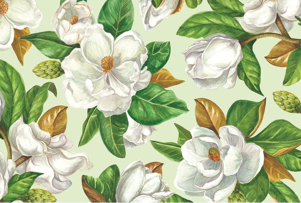 Mint Magnolia Blooms Placemats