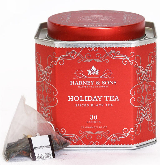 Harney & Sons Holiday Tea in an Octagonal Gift Tin with 30 sachets