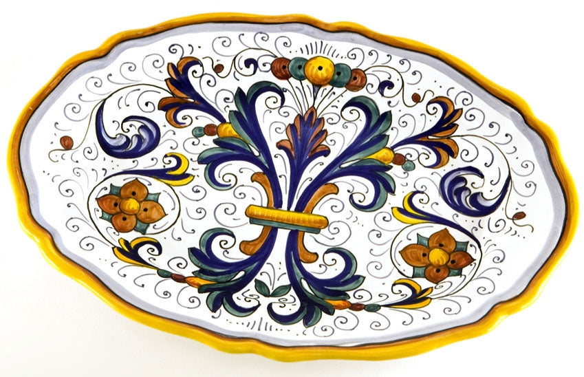 Deruta Ceramic Platter - Ricco Deruta pattern