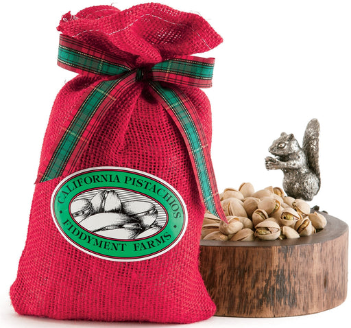 Pistachios In A Burlap Bag