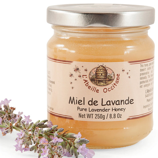 Glass jar of Lavender Honey
