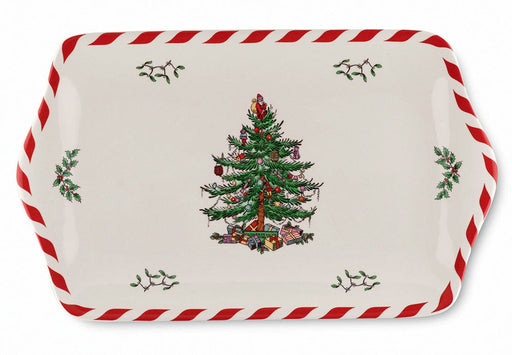 Spode Ceramic Christmas Tree Peppermint Platter