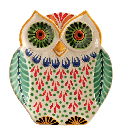Ceramic Owl Platter by Gorky Pottery