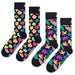 Women's Socks, Flower and Leaves Designs (Set of Two)