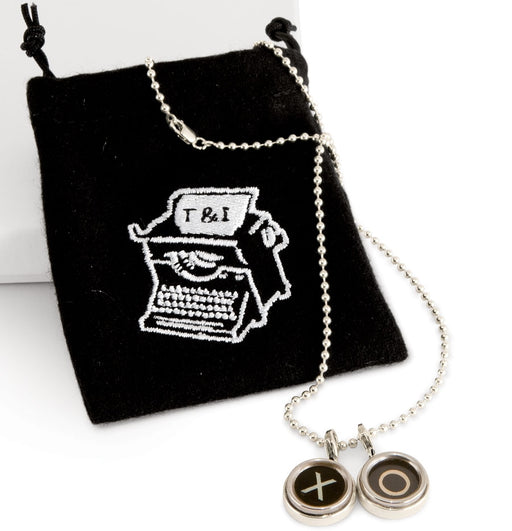 Vintage Typewriter Key Necklace