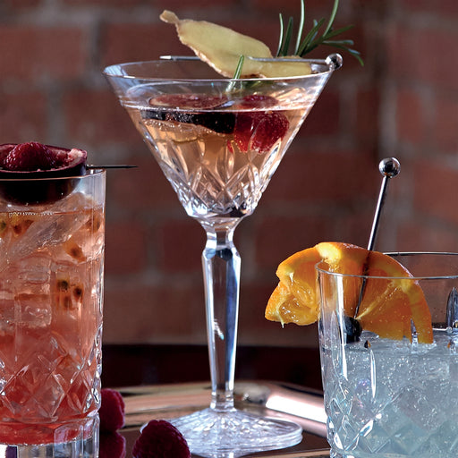 Waterford Martini Cocktail Glasses Pair - Lismore