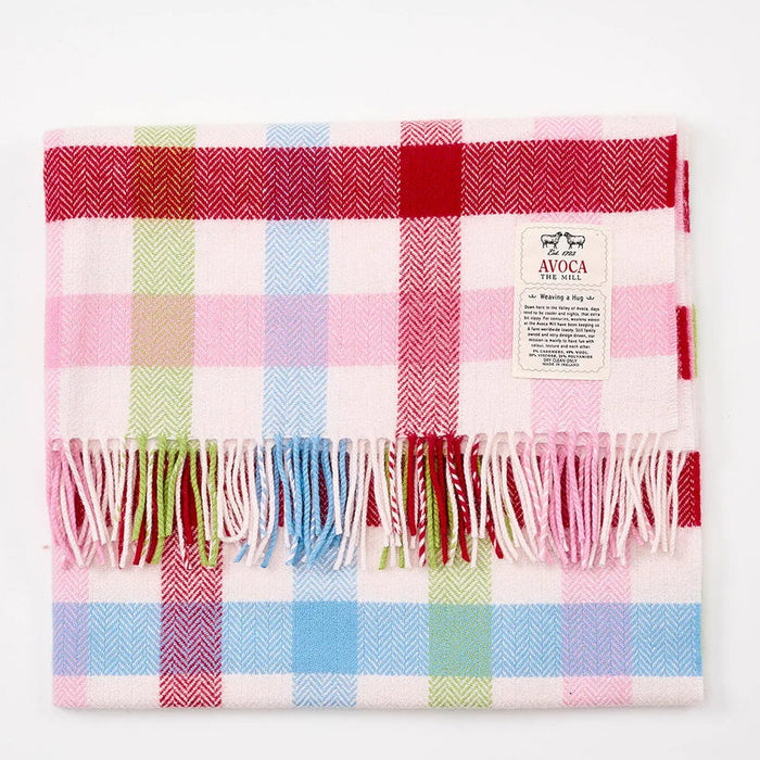 Irish Baby Blanket - Dublin Pink Cashmere Blend