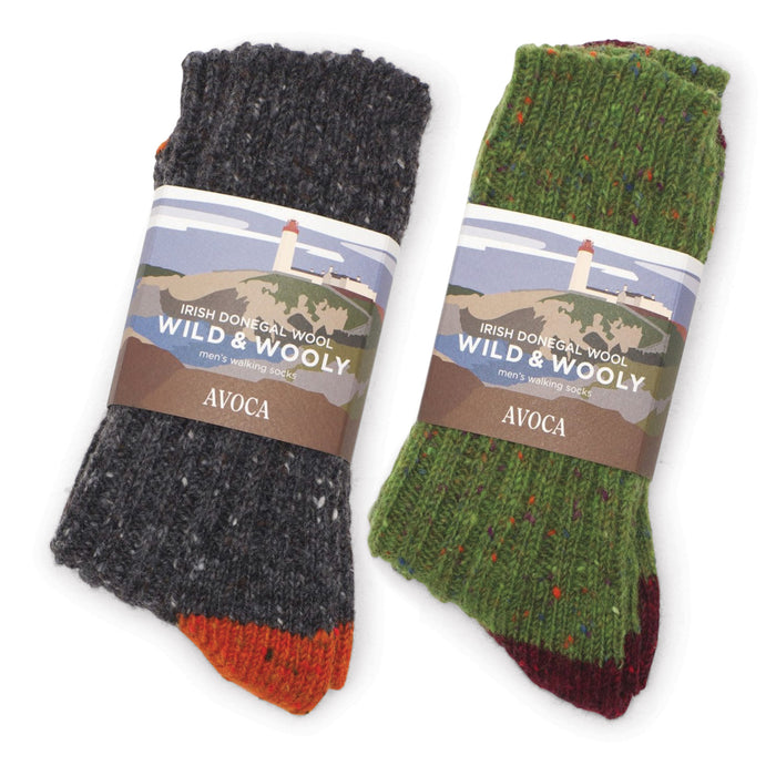 Donegal Socks for Men - Two Pairs