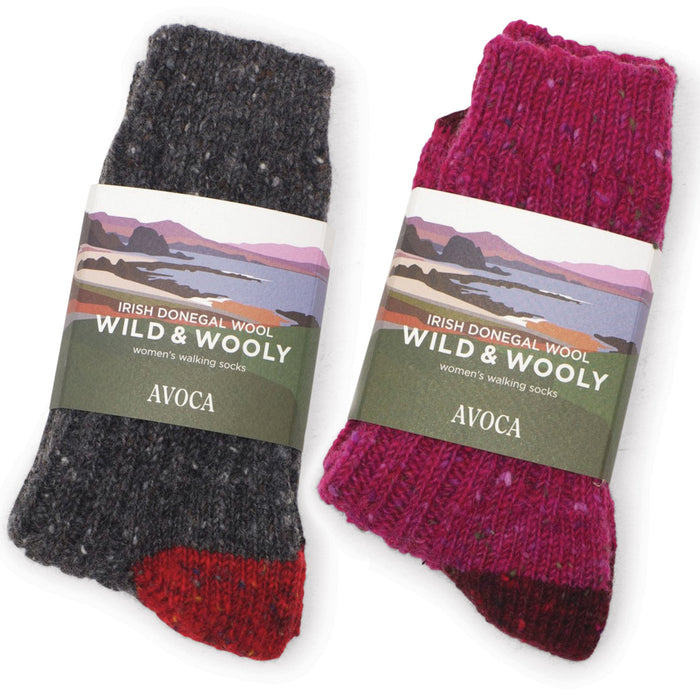 Donegal Socks for Women - Two Pairs