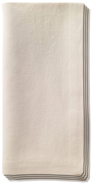 Linen Napkins - Cream - Set of Four