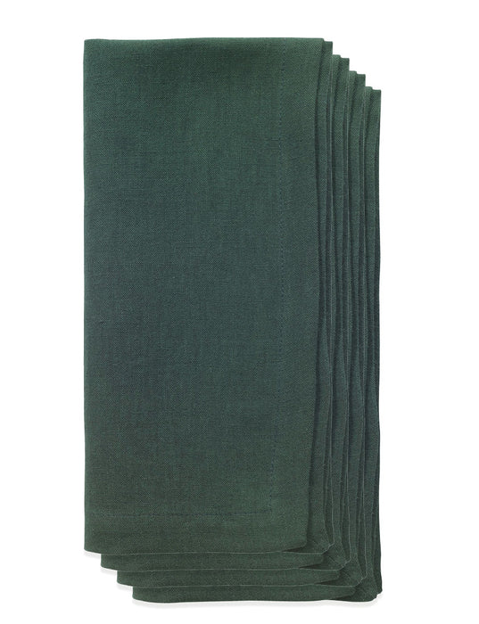 Linen Napkins - Forest Green