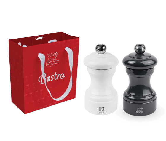 Bistro Salt and Pepper Mills Set by Peugeot - 4"