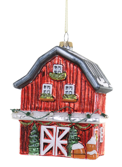 Christmas Barn Ornament