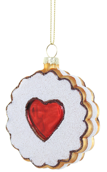 Linzer Heart Cookie Ornament