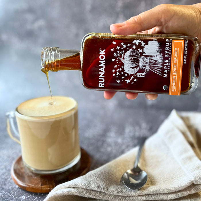 Pumpkin Spice Infused Maple Syrup