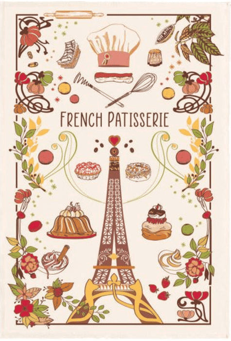 French Kitchen Towel - French Patisserie