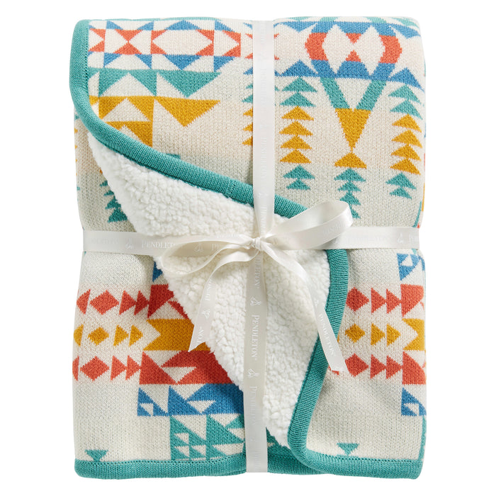 Pendleton Stroller Blanket with Sherpa Fleece