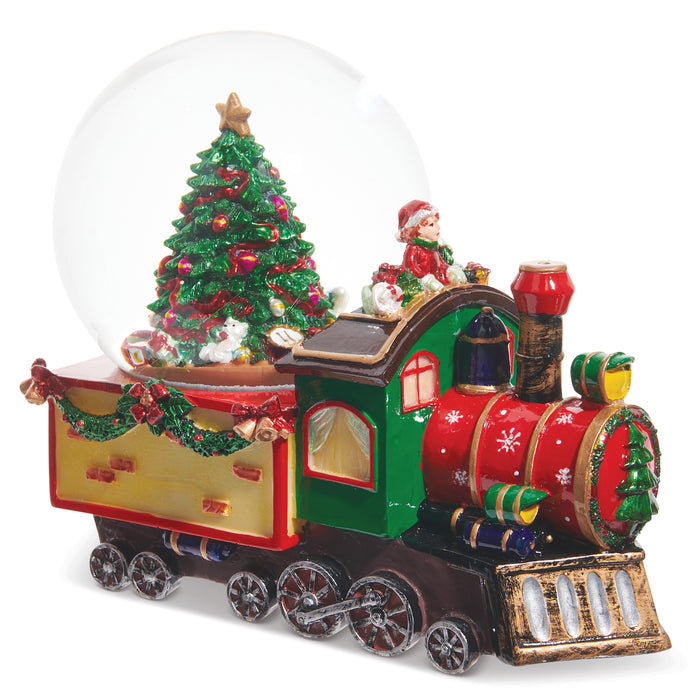 Musical Train Water Globe