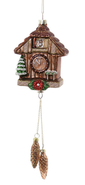Black Forest Cuckoo Clock Glass Ornament