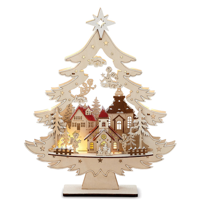 Tree Scene with Lights