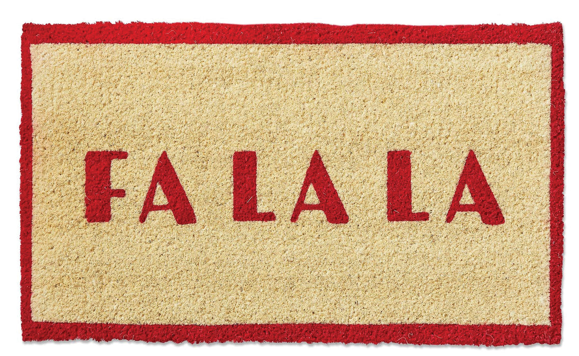 Fa La La – Natural Coir Doormat