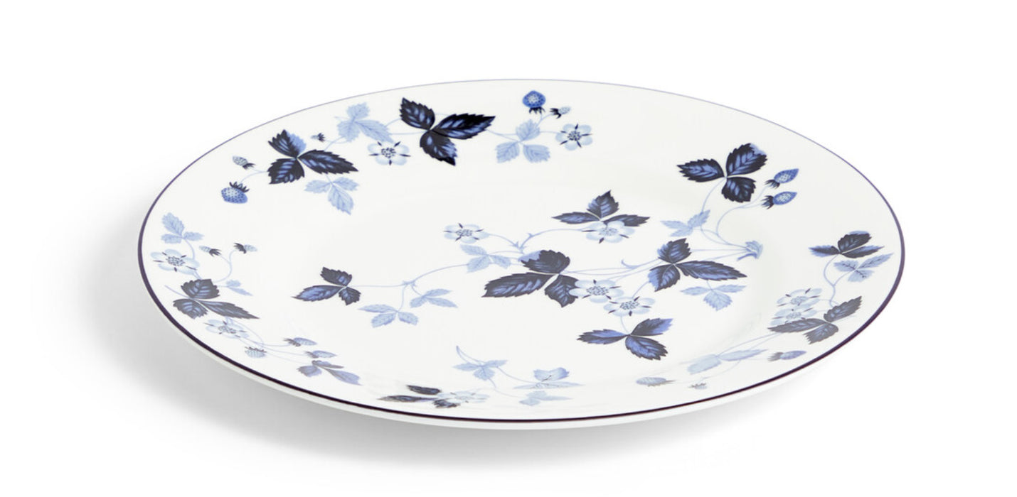 Wild Strawberry Inky Blue Plate by Wedgwood