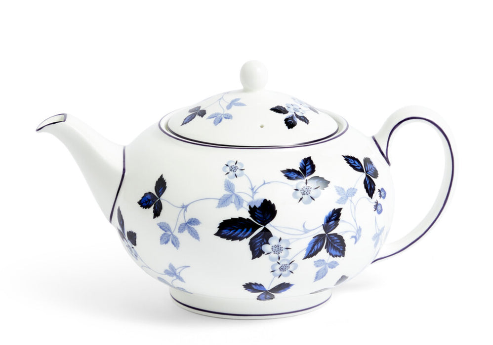 Wild Strawberry Inky Blue Teapot by Wedgwood