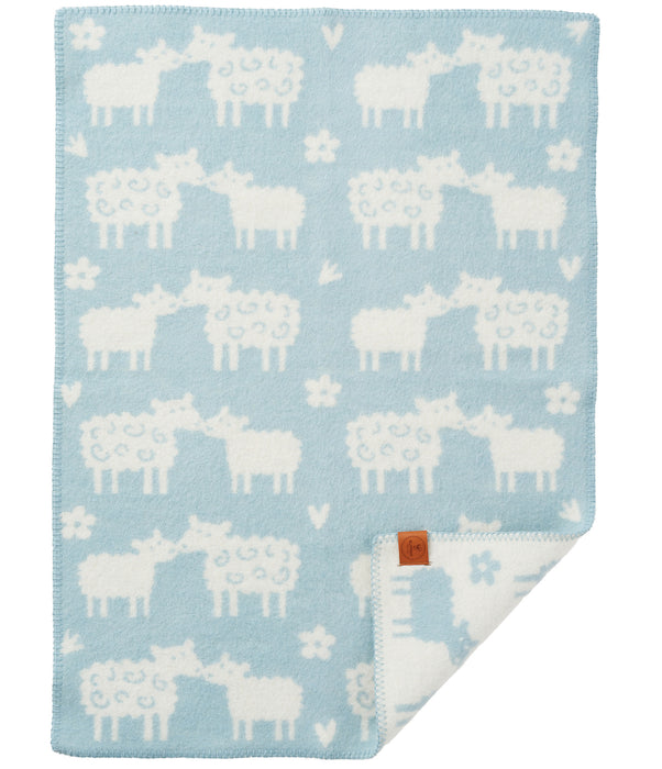 Baa Baby Blanket - Light Blue