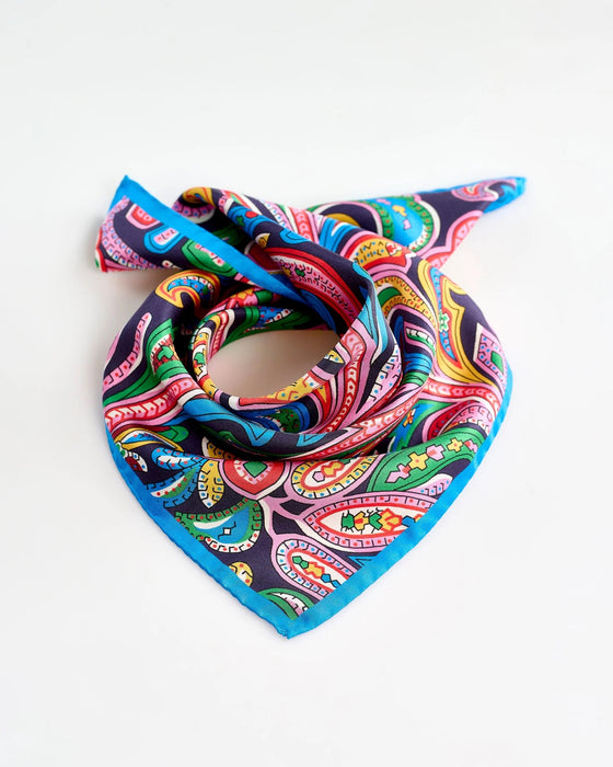 Hendrix Paisley Silk Scarf