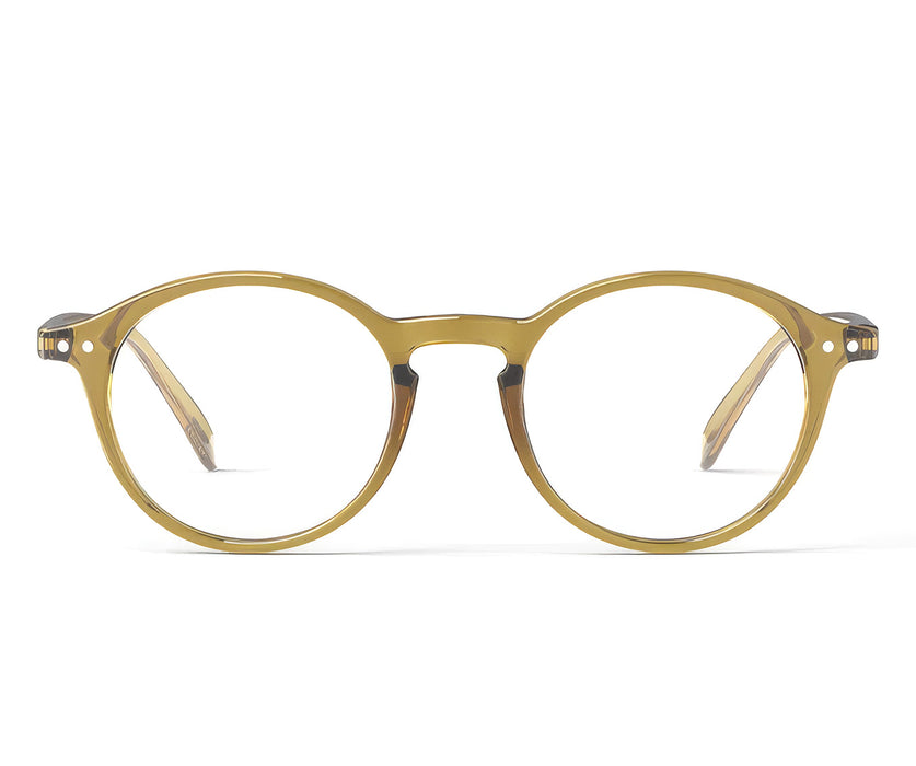 Golden Green Reading Glasses - Style D 2.0