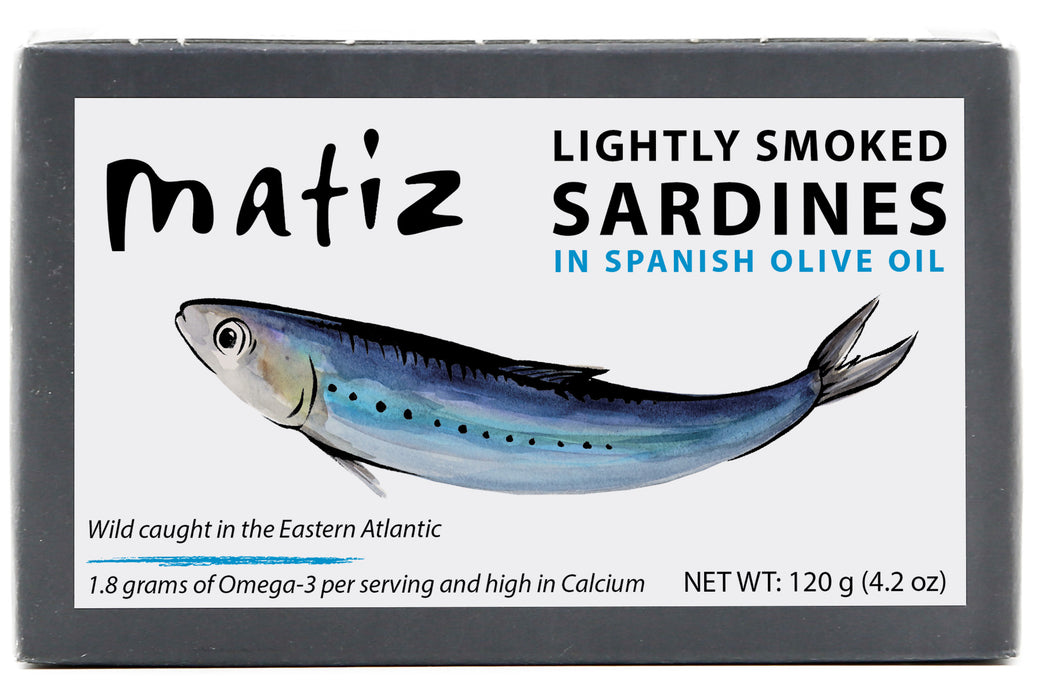 Wild Sardines, Lightly Smoked - Set of Two