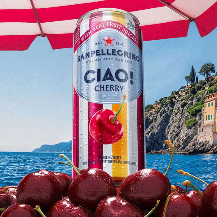 Cherry Sparkling Water by San Pellegrino