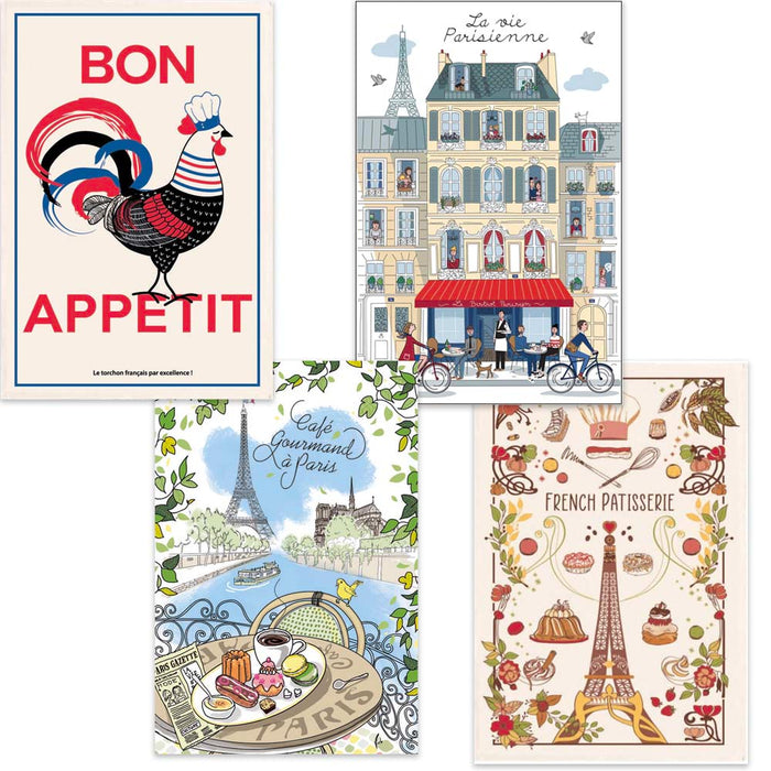 Spring Set of French Kitchen Towels