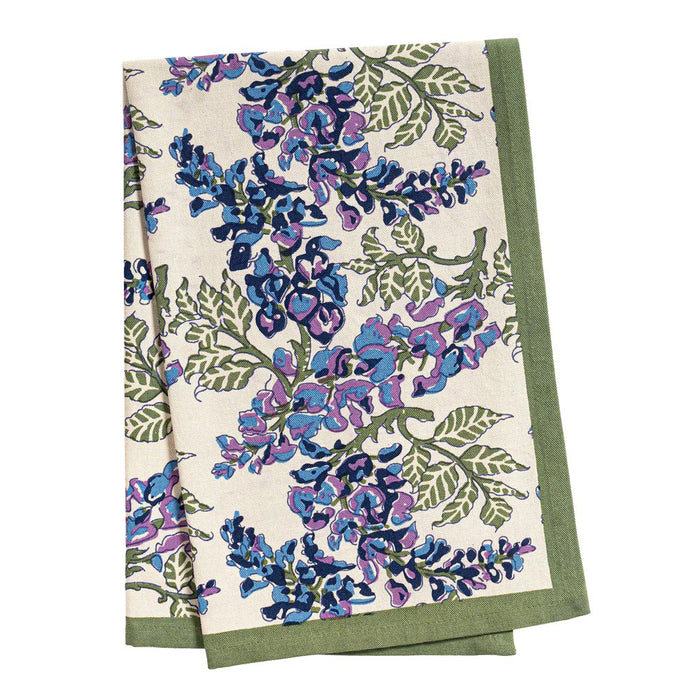Blue Wisteria Tea Towel
