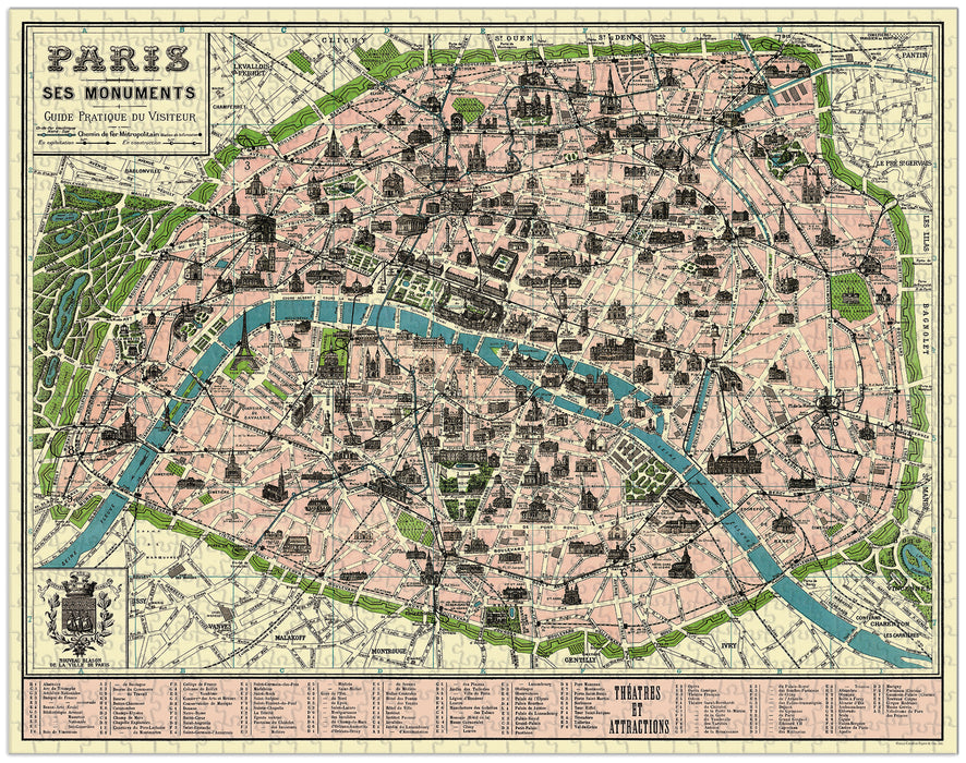 Vintage Paris 1000 piece Puzzle