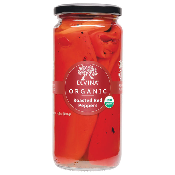 Divina Organic Roasted Red Peppers