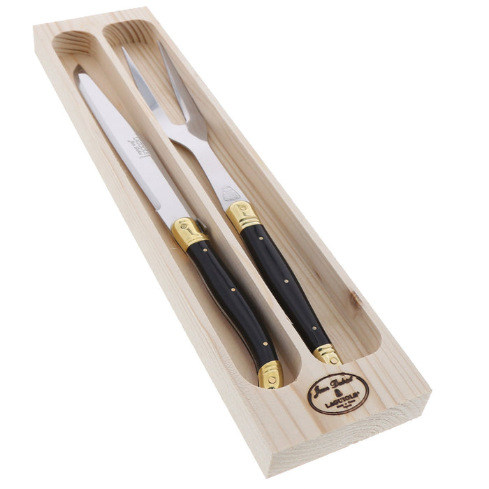 Laguiole Carving Set - Black