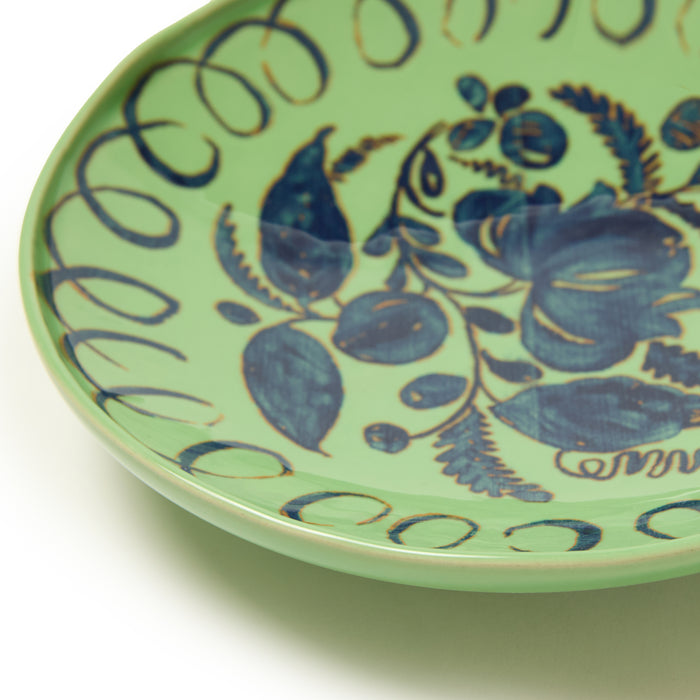Amalfi Pasta Bowls, Green - Set of Two