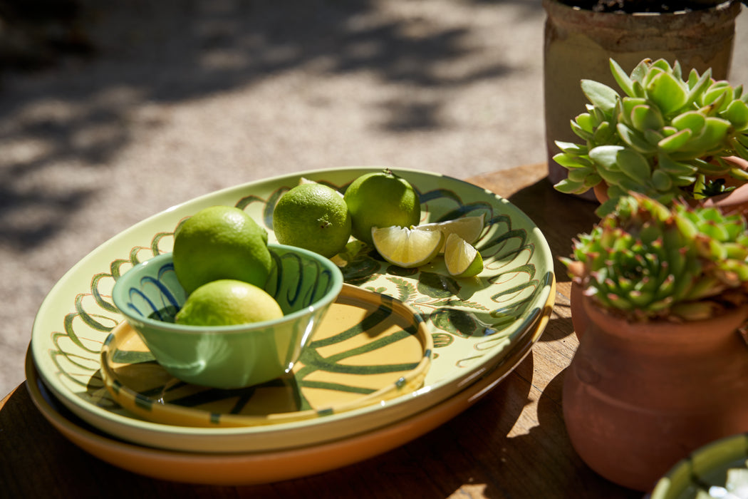 Amalfi Bowls, Green - Set of Two