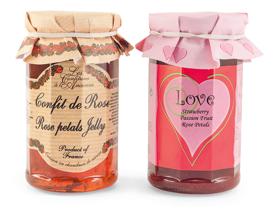Wild Strawberry Jam and Love Jam from France