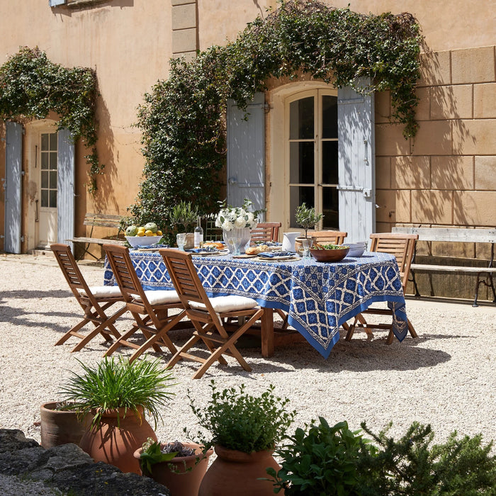 Blue Tiles Tablecloth 59x86