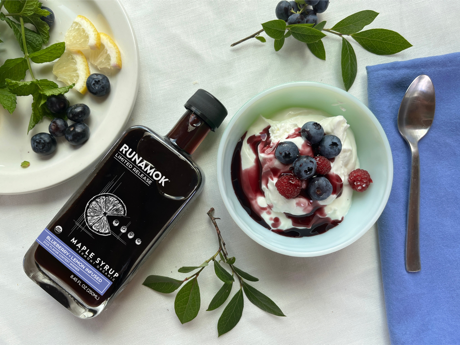 Blueberry Lemon Maple Syrup