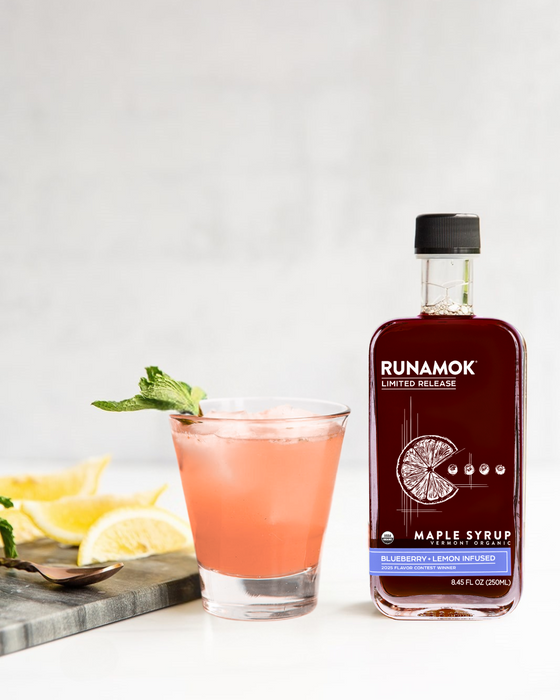 Blueberry Lemon Maple Syrup