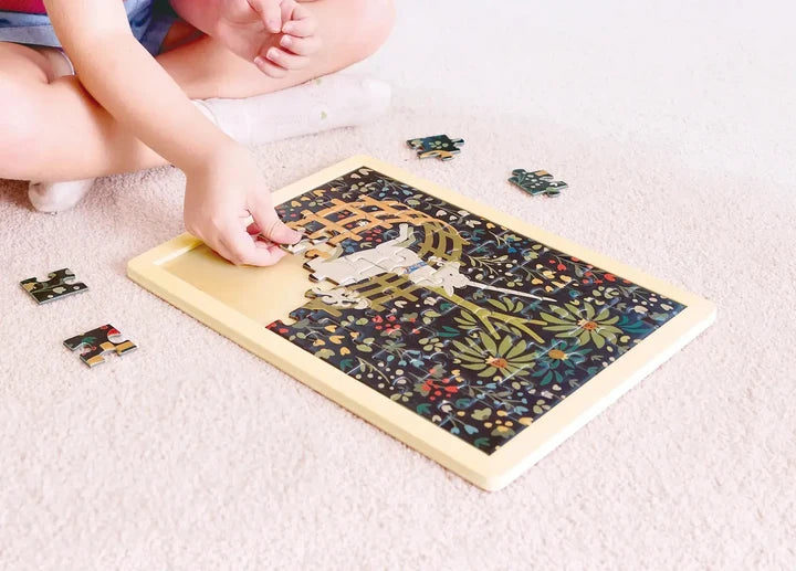 Unicorn in a Garden Puzzle