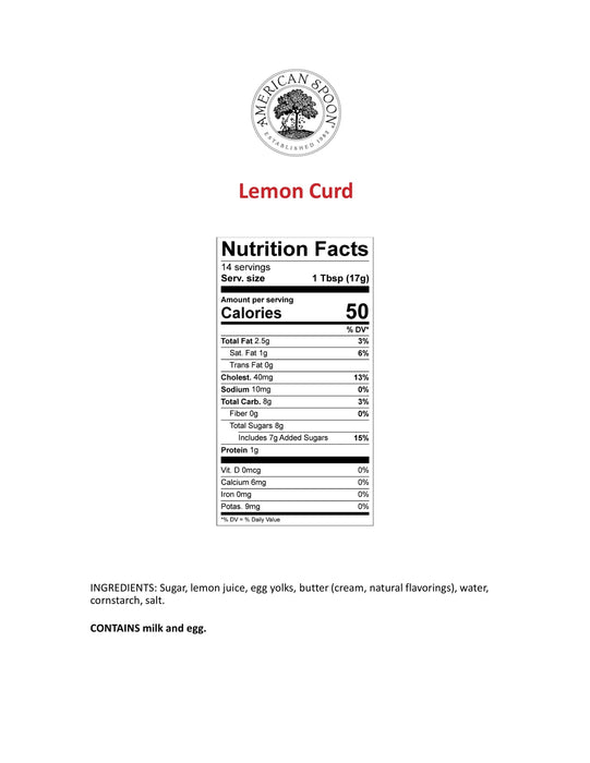 Curd Menuos Lemon Curd By American Spoon — Menus and Music