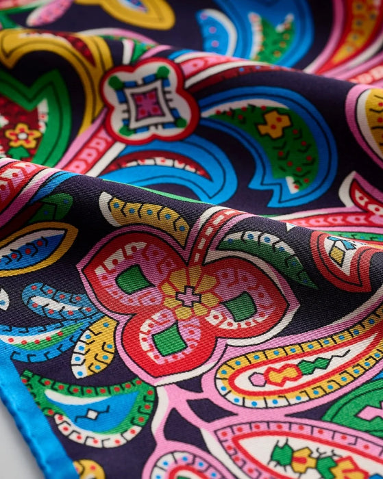 Hendrix Paisley Silk Scarf