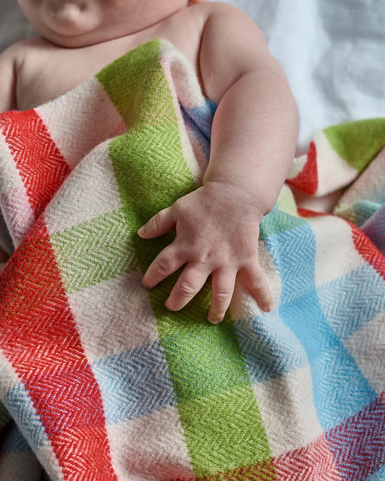 Irish Baby Blanket - Dublin Pink Cashmere Blend