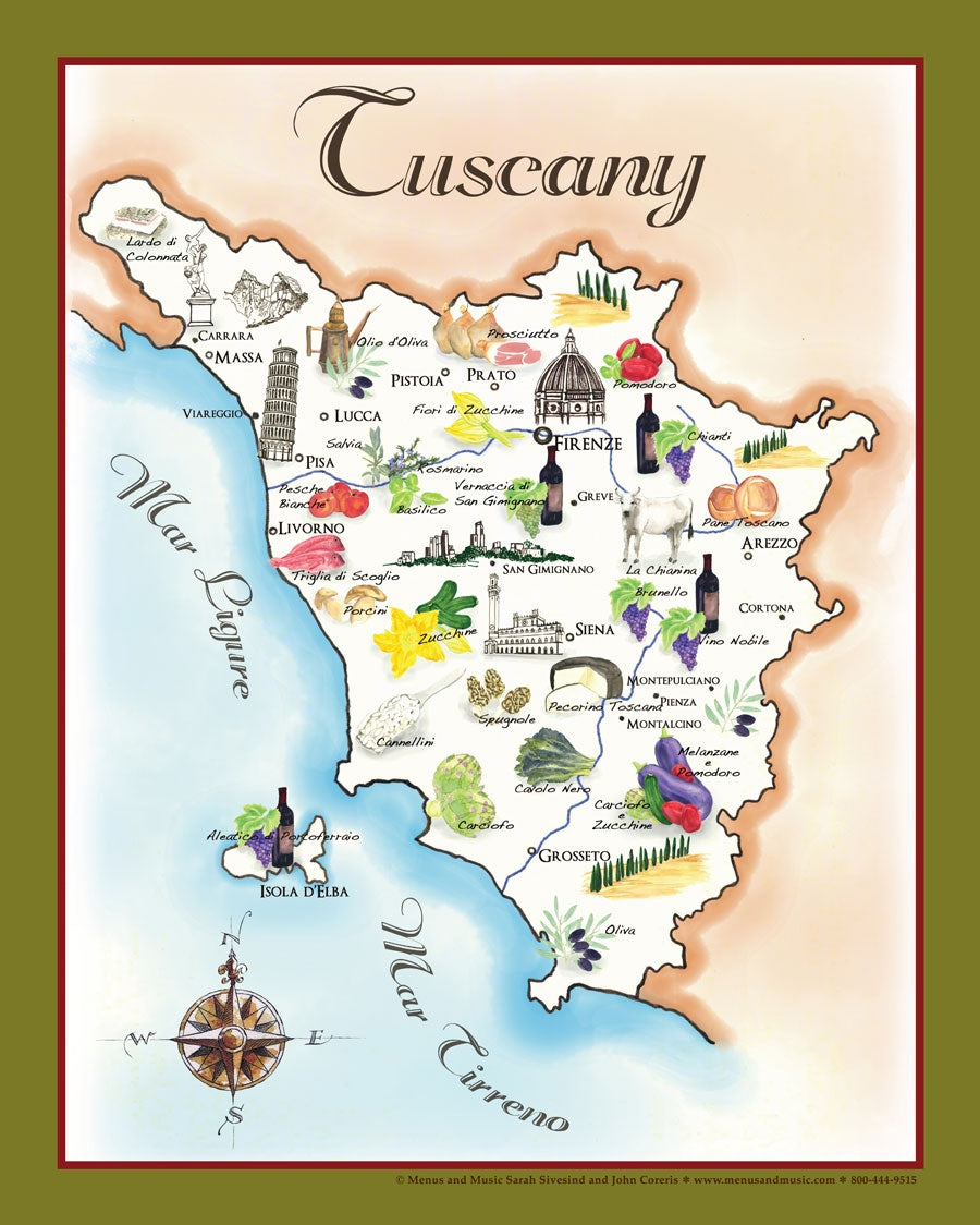 Tuscany Map